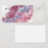 Alkoholtink - Rosa Tropfen Begleitkarte (Vorne/Hinten)