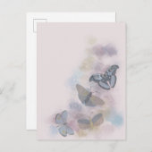 Alkoholtink-Schmetterlinge Ankündigungspostkarte (Vorne/Hinten)