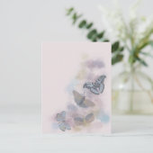 Alkoholtink-Schmetterlinge Ankündigungspostkarte (Stehend Vorderseite)