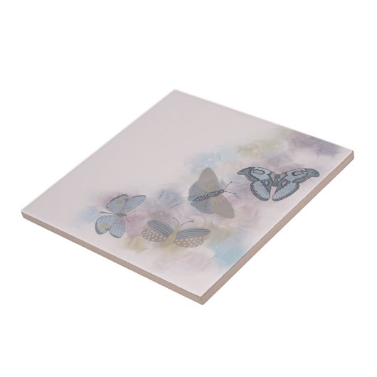 Alkoholtink-Schmetterlinge Fliese (Seite)