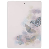 Alkoholtink-Schmetterlinge Klemmbrett (Rückseite)