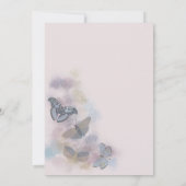 Alkoholtink-Schmetterlinge Save The Date (Rückseite)