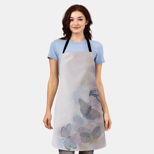 Alkoholtink-Schmetterlinge Schürze (Getragen)
