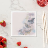 Alkoholtink-Schmetterlinge Serviette (Beispiel)