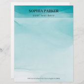 Alkoholtinte Briefbogen (Vorne/Hinten)