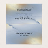 Alkoholtinte Textur Visitenkarten (Außenseite Aufgefaltet)