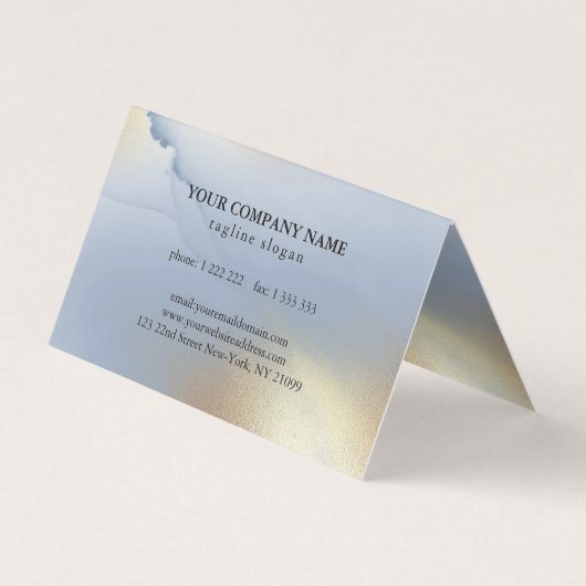 Alkoholtinte Textur Visitenkarten (Rückseite)