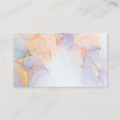 Alkoholtinte Visitenkarte (Rückseite)