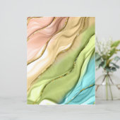 Alkoholtupfer abstrakte Wellen (Stehend Vorderseite)