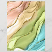 Alkoholtupfer abstrakte Wellen (Vorderseite)