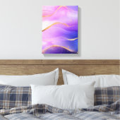 Alkoholtupfer lila Goldkunst Leinwanddruck (Insitu (Schlafzimmer))
