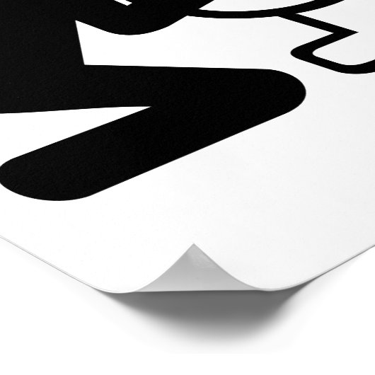 Alkoholtupfer Poster (Ecke)