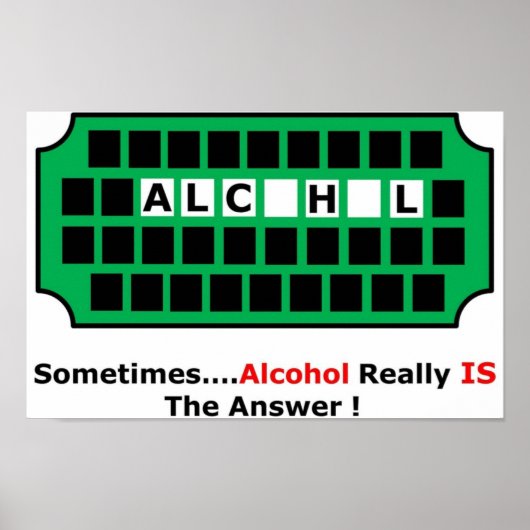 Alkoholvoll Poster (Vorne)