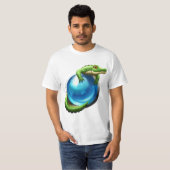 All2gethr Alligatormaskottchen-T-Shirt T-Shirt (Vorne ganz)