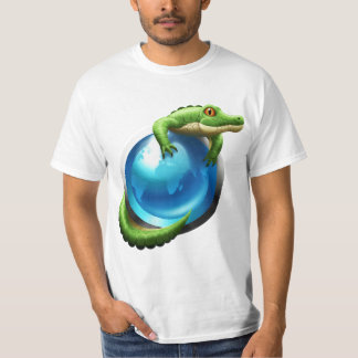 All2gethr Alligatormaskottchen-T-Shirt T-Shirt