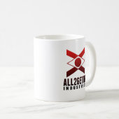 All2gethr Industrien brannten Tasse ein (VorderseiteRechts)