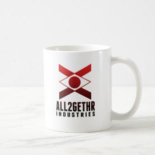 All2gethr Industrien brannten Tasse ein