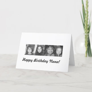 all4project, Happy Birthday Nana! Karte