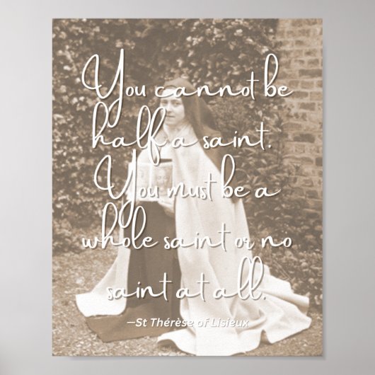 All a Saint Print Poster (Vorne)