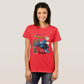 All Aboard Christmas Train – Believe Holiday Steam T-Shirt (Vorne ganz)