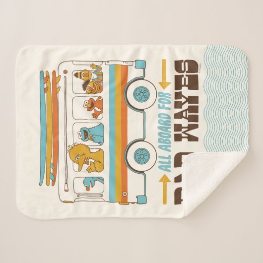 All Aboard for Rad Waves Sherpadecke (Vorderseite (Horizontal))