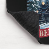 All Aboard Polar Express Christmas North Pole Xmas Mousepad (Ecke)