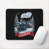 All Aboard Polar Express Christmas North Pole Xmas Mousepad (Mit Mouse)
