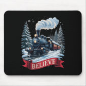 All Aboard Polar Express Christmas North Pole Xmas Mousepad (Vorne)