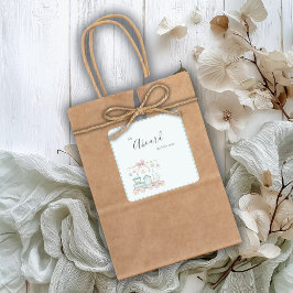 All Aboard the Baby Train Baby Shower Sticker