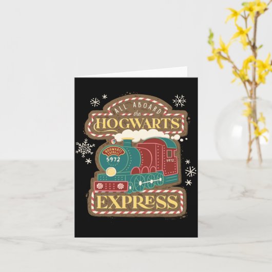 All Aboard The Express Christmas Cookie  Karte (Gelbe Blume)