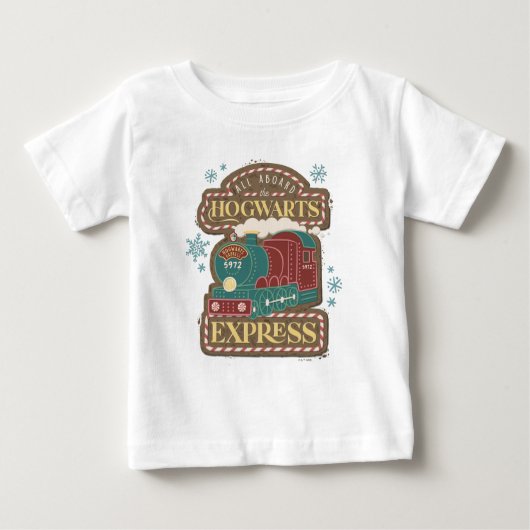 All Aboard the HOGWARTS™ Express Christmas Cookie Baby T-shirt (Vorderseite)