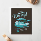 All Aboard The Wonkatania! Mitteilungskarte (Vorderseite/Rückseite Beispiel)