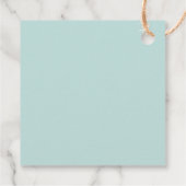 ALL ABOARD Train Fiesta Kindergeburtstag Geschenkanhänger (Rückseite)