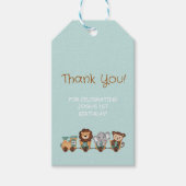 ALL ABOARD Train Fiesta Kindergeburtstag Geschenkanhänger (Vorderseite)