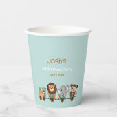 ALL ABOARD Train Fiesta Kindergeburtstag Pappbecher (Vorderseite)