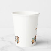 ALL ABOARD Train Fiesta Kindergeburtstag Pappbecher (Rechts)