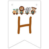 ALL ABOARD Train Fiesta Kindergeburtstag Wimpelkette (Zweite Fahne)