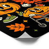 All About Fall Prevention Funny Autumn Therapy Pt Poster (Ecke)