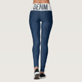 ALL ABOUT YOU - Fashionable Denim Sports Leggings (Rückseite)