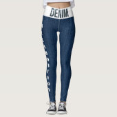 ALL ABOUT YOU - Fashionable Denim Sports Leggings (Vorderseite)