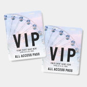 All Access Event VIP Ausweis (Vorder- & Rückseite)