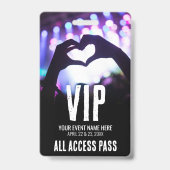 All Access Event VIP Ausweis (Rückseite)