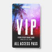 All Access Event VIP Ausweis (Vorderseite)