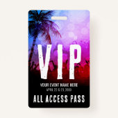 All Access Event VIP Ausweis (Rückseite)