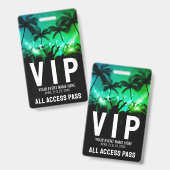 All Access Event VIP Ausweis (Vorder- & Rückseite)
