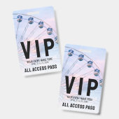 All Access Event VIP Ausweis (Vorder- & Rückseite)