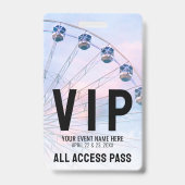 All Access Event VIP Ausweis (Vorderseite)