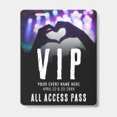 All Access Event VIP Ausweis (Vorderseite)