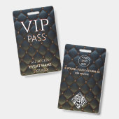 All Access Pass cool vip event id badge Ausweis (Vorder- & Rückseite)