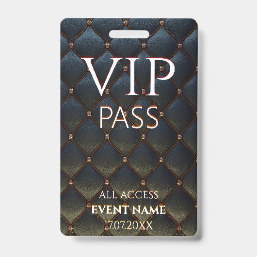 All Access Pass cool vip event id badge Ausweis (Vorderseite)